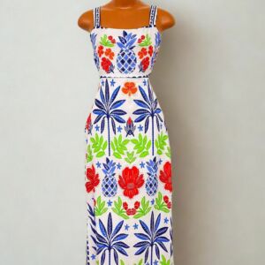 Vestido Longo Estampado Louise