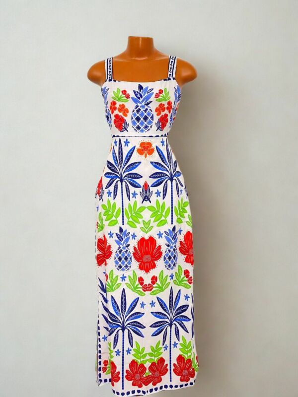 Vestido Longo Estampado Louise