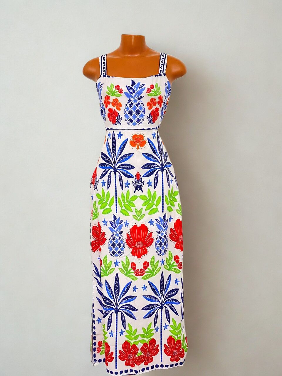 Vestido Longo Estampado Louise